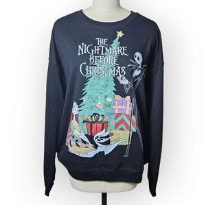 Disney The Nightmare Before Christmas Woman's  Black XXL Sweatshirt, NWOT.